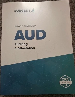 2025 SURGENT CPA EXAM REVIEW  (Auditing & Attestation) Foto 1 de 4
