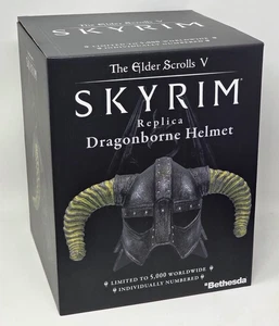 The Elder Scrolls V: Skyrim Dragonborn Helmet Replica Limited Edition NUMBERED - Picture 1 of 12