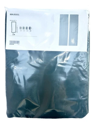 IKEA MAJGULL Blackout Curtains Dark Turquoise 57x84" 705.600.69-NEW - Image 1 of 4