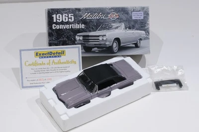 EXACT DETAIL LANE 1965 CHEVELLE MALIBU SS CONVERTIBLE SCALE 1:18 LIMITED 671/100 - Image 1 of 4