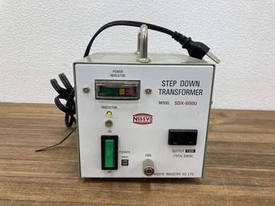 Nissyo SDX-600U 600W Step Down Transformer 110V/120V to 100V Japan Made Used - Image 1 of 3