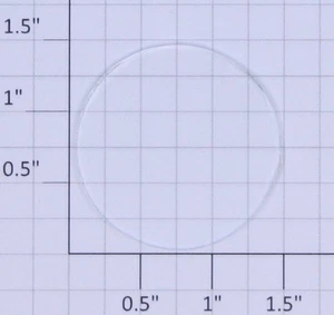 American Flyer PA8863 S Scale Clear Glass Searchlight Lens  (10) - Picture 1 of 1