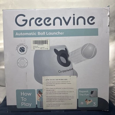 NIB Automatic dog ball thrower launcher, with 6 balls For Small Medium Dogs - Image 1 of 4