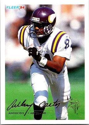 Anthony Carter 1994 Fleer #288 Minnesota Vikings - Image 1 of 2
