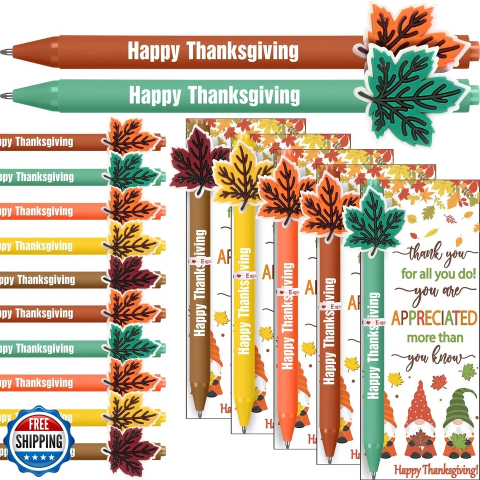 Sayglossy Juego de 50 Regalos de Acción de Gracias Plumas de Otoño a Granel Apreciación G Foto 1 de 4