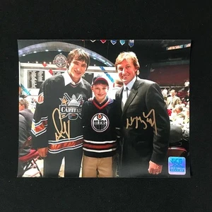 SIGNED Alexander Ovechkin & Wayne Gretzky 8x10 Photo w GCG Hologram AUTOGRAPHED  - Picture 1 of 1