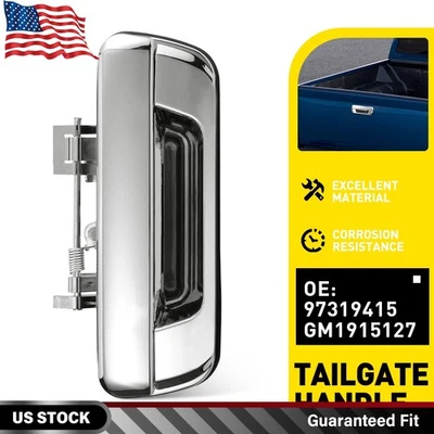 Tailgate Handle Chrome Housing For 2004-2012 Chevrolet Chevy Colorado GMC Canyon - Image 1 of 4