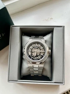 Rotary Automatic Skeleton Silver Men's Watch - GB05415/04 - Picture 1 of 4