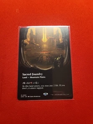 🌟 Rare 🌟 Sacred Foundry (Borderless) Edge of Eternities Regular EoE 282 - Image 1 of 4