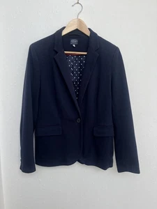 Joules Mollie Blazer Womens UK 14 Navy Single Button Smart Jacket Pockets Lined - Picture 1 of 10