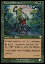 Magic the Gathering MTG Kavu Chameleon (191) Invasion   LP