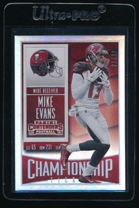 MIKE EVANS 2015 PANINI CONTENDERS CHAMPIONSHIP TICKET 21/99 TAMPA BAY BUCCANEERS