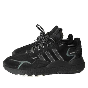 Adidas Hombres Tenis Negros 11 UK NITE JOGGER Reflectantes Zapatos para Correr FV8027 - Imagen 1 de 23