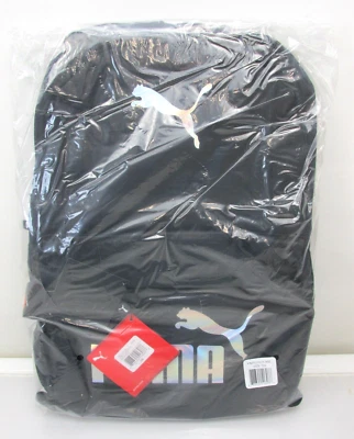 Mochila PUMA #1 con logotipo iridiscente bolsa para computadora portátil escolar nueva con etiquetas Foto 1 de 4