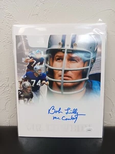Bob Lilly AUTO signiert handsigniert 8x10 Foto Cowboys Mr. Cowboy Geschenk! JSA - Bild 1 von 3