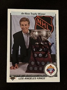 WAYNE GRETZKY 1990-91 UPPER DECK SIGNED AUTOGRAPHED CARD #205 LOS ANGELES KINGS - Picture 1 of 2