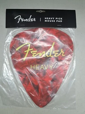 Fender Red Heavy Pick Mouse Pad #9100570107 - Image 1 of 4
