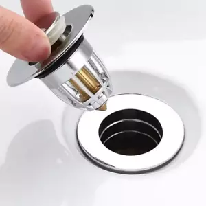 Prensa Rebote Lavabo Pop-up Filtro de Drenaje Baño Fregadero Tapón Lavabo Tiburón - Imagen 1 de 3