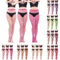 fluorescent fishnet tights