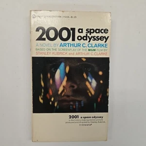 2001 A Space Odyssey by Arthur C Clarke 1968 First Printing Movie Tie-In Vintage - Picture 1 of 7