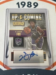 2017-18 Panini Contenders - Up and Coming Autographs De'Aaron Fox 01/10 - Picture 1 of 7