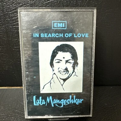 In Search Of Love - Lata Mangeshkar Hindi Cassette RARE ALBUM EMI MUSIC - Image 1 of 4