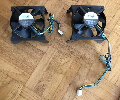 2 x Intel D34088-001 Xeon Socket 604 - 4 Pin Cooling CPU Fan - Image 1 of 4