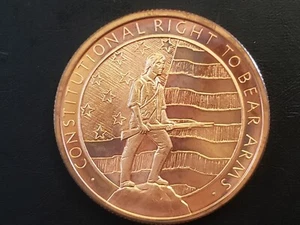 2018 Golden State Mint Second Amendment 5oz Stempelglanz Kupfer - Bild 1 von 2