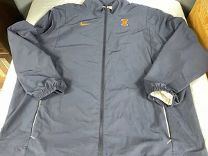 Mens Nike University Of Illinois Issued On-Field Coat XXL - Picture 1 of 7