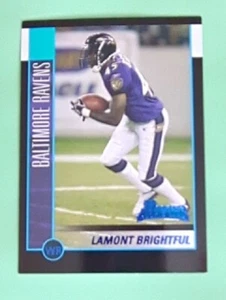 2002 Bowman Football Card #181 Lamont Brightful Rookie - Baltimore Ravens - Picture 1 of 2