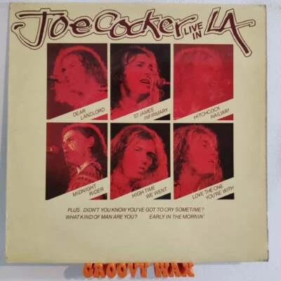 Joe Cocker - Live In L.A. - (EX/VG+) - Vinyl Compilation LP - Cube Records HI... - Image 1 of 4