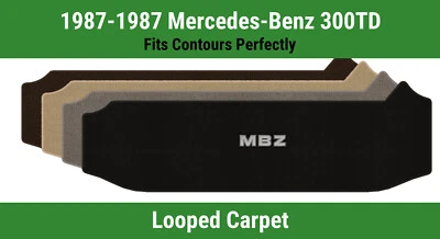 Lloyd Classic Loop Small Deck Mat for '87 Mercedes-Benz 300TD w/MBZ Applique - Image 1 of 4