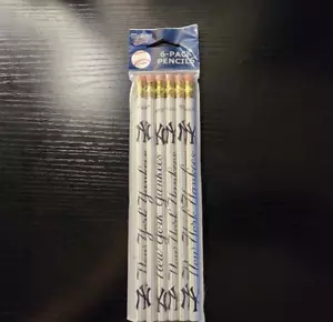 WinCraft Sports New York Yankees 6 Pack Pencils - Picture 1 of 1