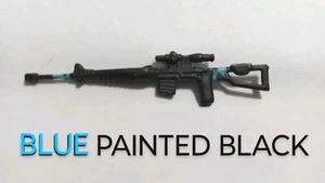 Rifle pintado Gi Joe 1985/1983 de paquete de accesorios para figura Cobra Trooper de 3,75" - Imagen 1 de 1