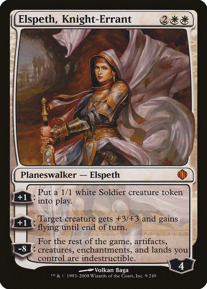 Elspeth, Knight-Errant Shards of Alara NM White Mythic Rare MTG CARD ABUGames - Image 1 of 1