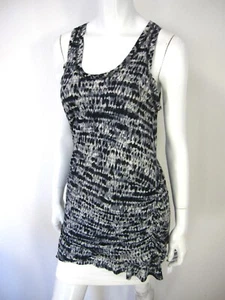 Proenza Schouler sleeveless Blouse Top Size M Medium 100% Cotton Gray/blue - Picture 1 of 11