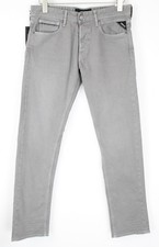 REPLAY Grover W30/L32 Men Jeans Cotton Stretch Washed Straight Denim Casual_