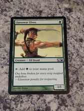 Llanowar Elves Magic Core 2010 M10 Magic the Gathering MTG Nice!