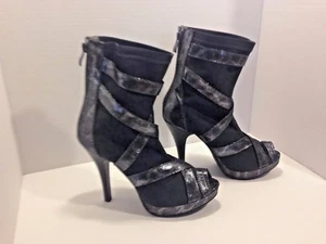 Stivali tacco alto punta aperta JULIANA taglia 7 - Foto 1 di 5