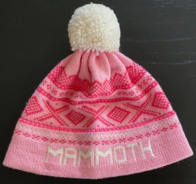 De Colección Lana Mamut Sin Picazón Dobladillo Gorro Pom Pom Hecho a Mano Stowe Lana Vermont Foto 1 de 4
