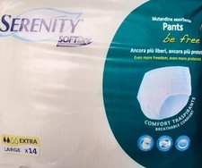 Serenity Soft Dry Pants Be Free Mutande Incontinenza Taglia L 84 Pezzi...
