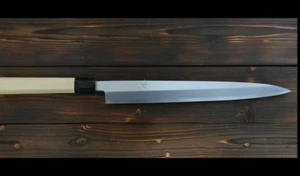 Tsunehisa Yanagiba Messer 300 mm, weißer Stahl, achteckiger Griff, mit Saya - Bild 1 von 1