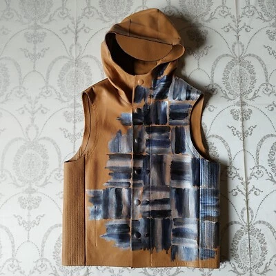 NWT Ermenegildo Zegna Couture leather vest Size 48 - Image 1 of 4