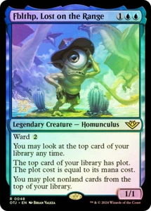 MTG FOIL Fblthp, Lost on the Range prelanzamiento Outlaws of Thunder Junction - - Imagen 1 de 1