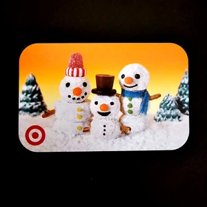 Target Christmas Snowmen NEW COLLECTIBLE GIFT CARD ($0) #5885 - Picture 1 of 1