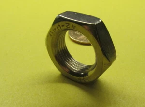 18-8 Stainless Steel, Metric Fine Hex Nuts RH, M22 x 1.5 x 11mm Height- 1 Pcs - Picture 1 of 10