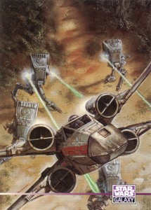 1995 Star Wars Galaxy Series 3 BASE Trading Card #328 DAVE DORMAN