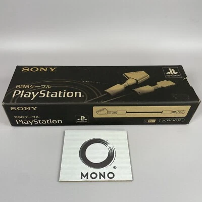 Sony PlayStation SCPH-1050 Offcial RGB SCART Cable PS1 PS2 NEW from Japan - Image 1 of 4