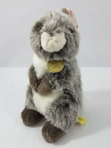 Miyoni Aurora Conejo Holandés Gris Blanco 10" Peluche De Pie - Imagen 1 de 10