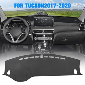 1X Alfombrilla para tablero de instrumentos alfombrilla para cubierta solar lateral negra para Hyundai Tucson 2017-2020 - Imagen 1 de 17